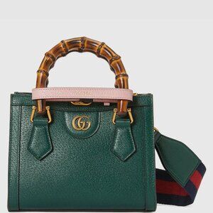 Gucci Diana Mini leather tote bag
